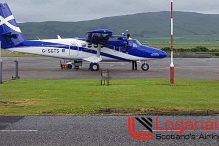 Viking DHC-6-400 Twin Otter at Campbeltown Airport